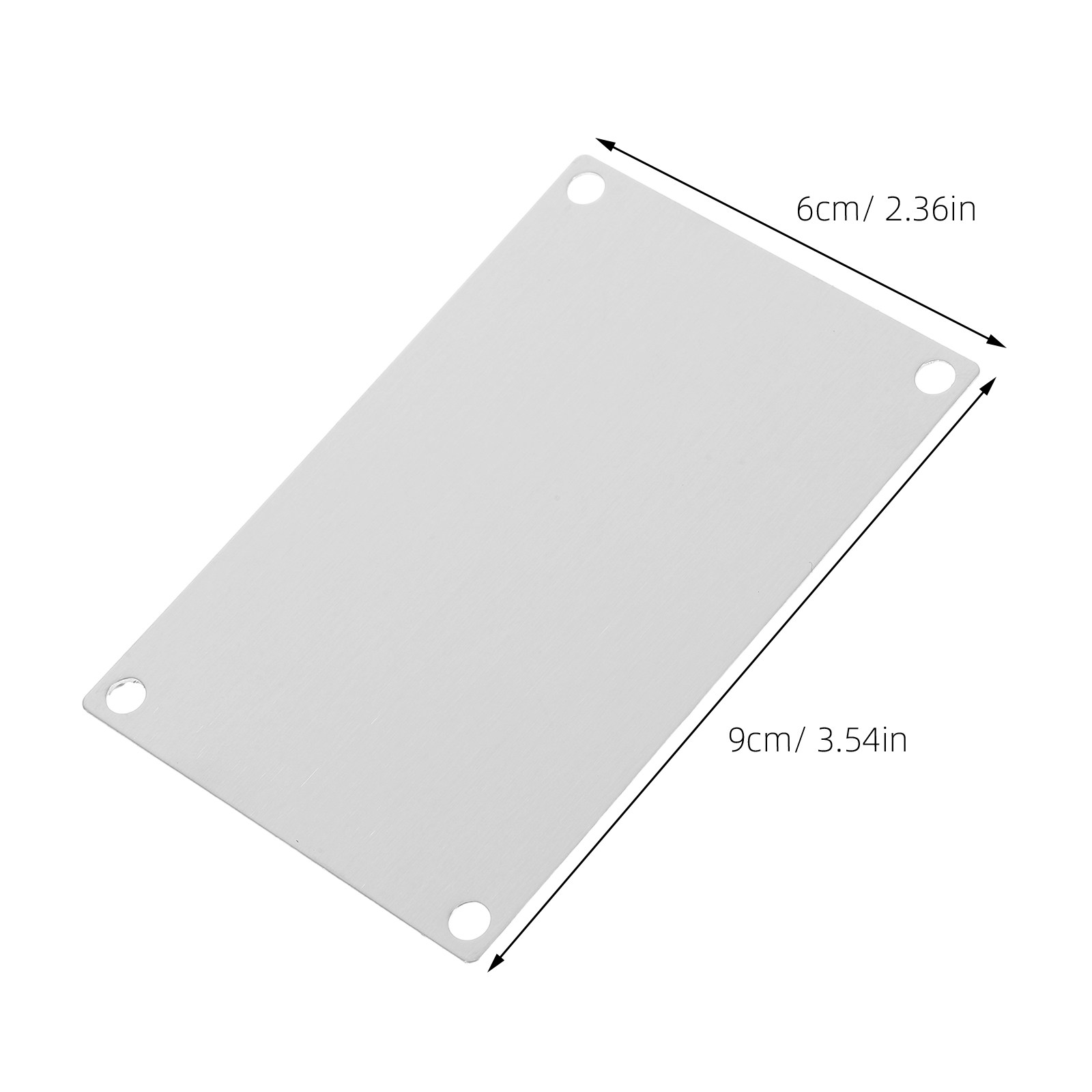 5枚組 無地ステンレス製屋外ヤードサインプレート 耐候性金属 - Yard Sign Blank のレビューと価格
