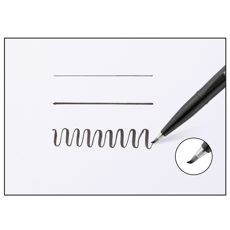 ペン先-極細チップ付きタッチブラシサイン,書道用,ジャーナル - Pentel Pen Sign Pen のレビューと価格